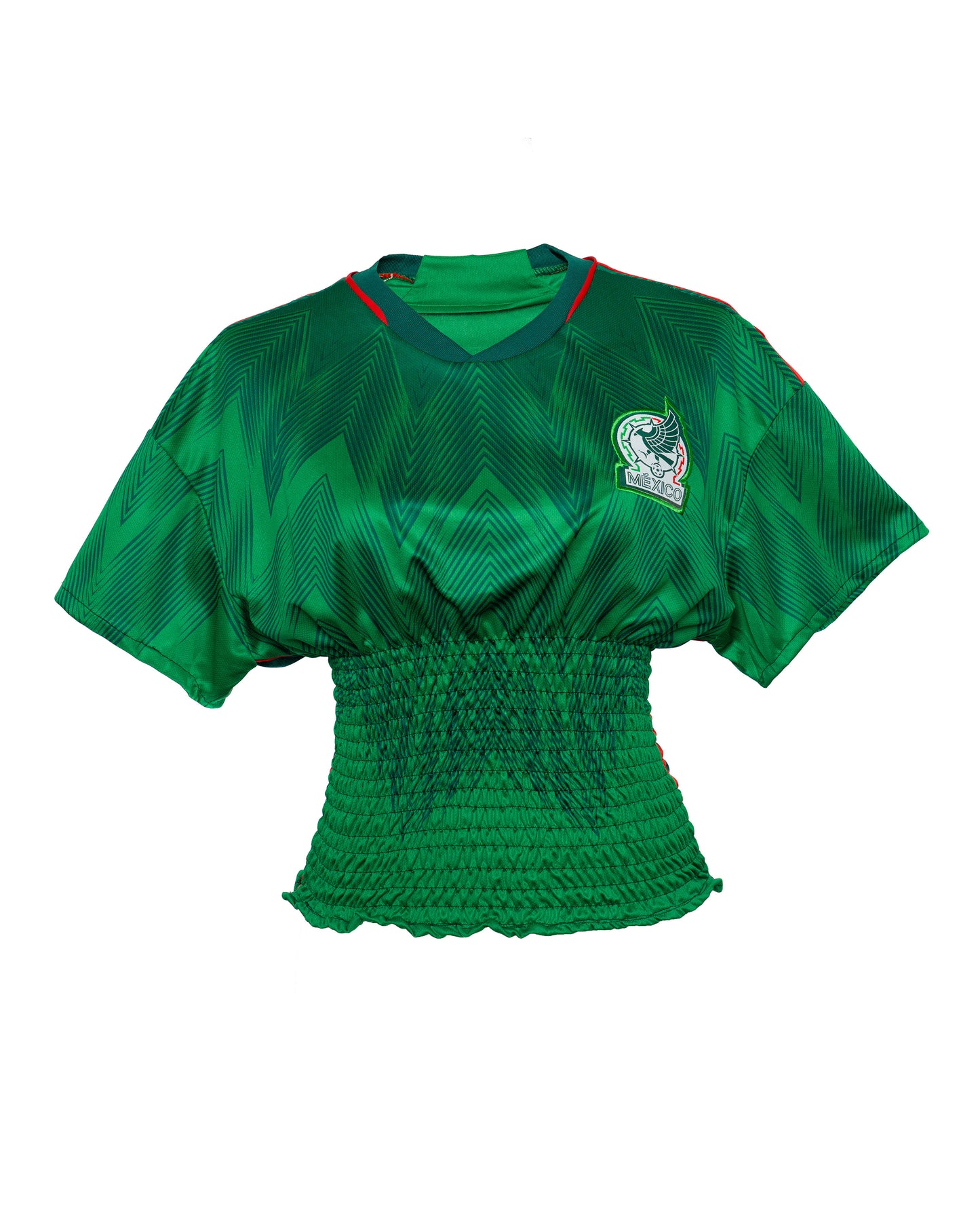 MEXICO GREEN SHIRRED JERSEY (M/L)