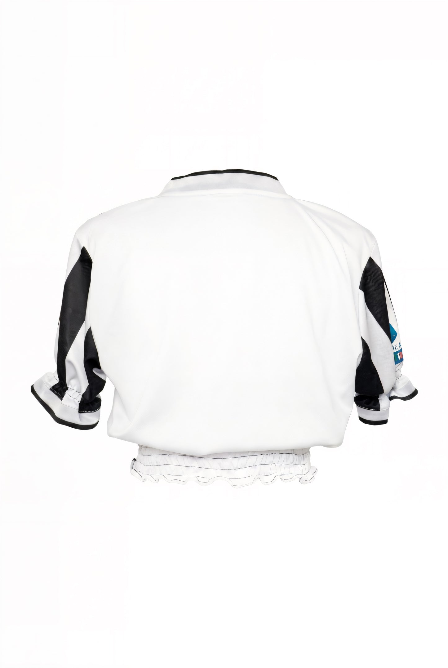 JUVENTUS CROPPED SHIRRED JERSEY