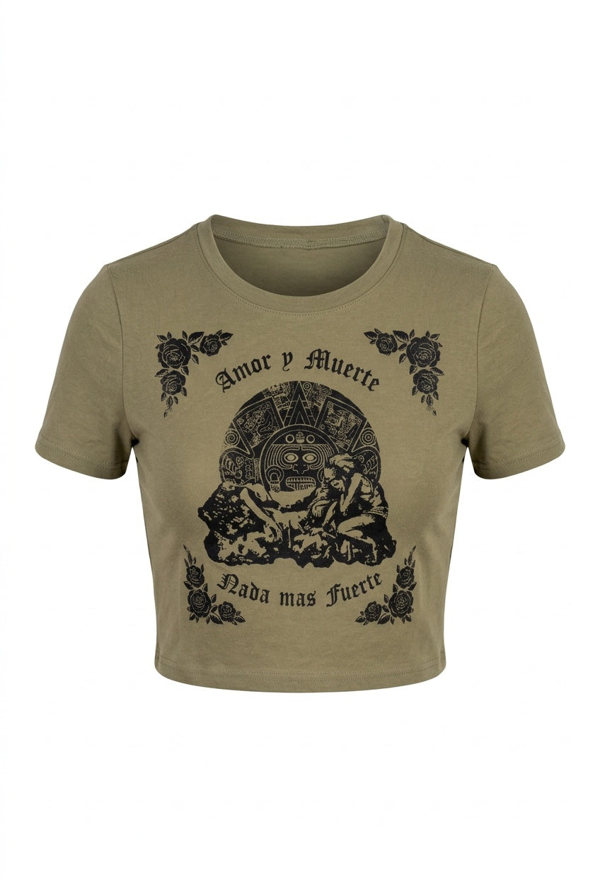 Amor Y Muerte Baby Tee